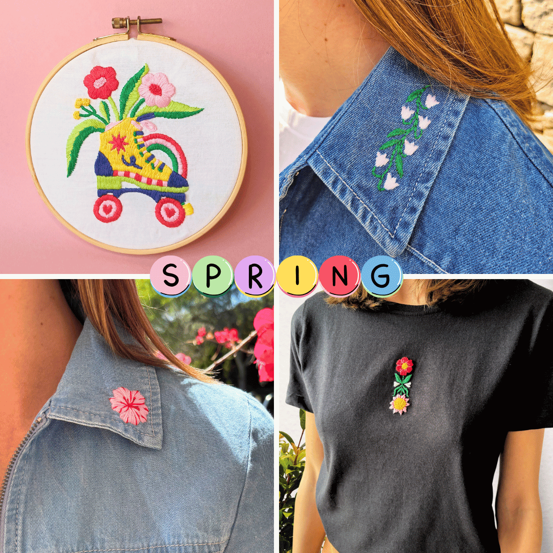 Kits de broderie printemps